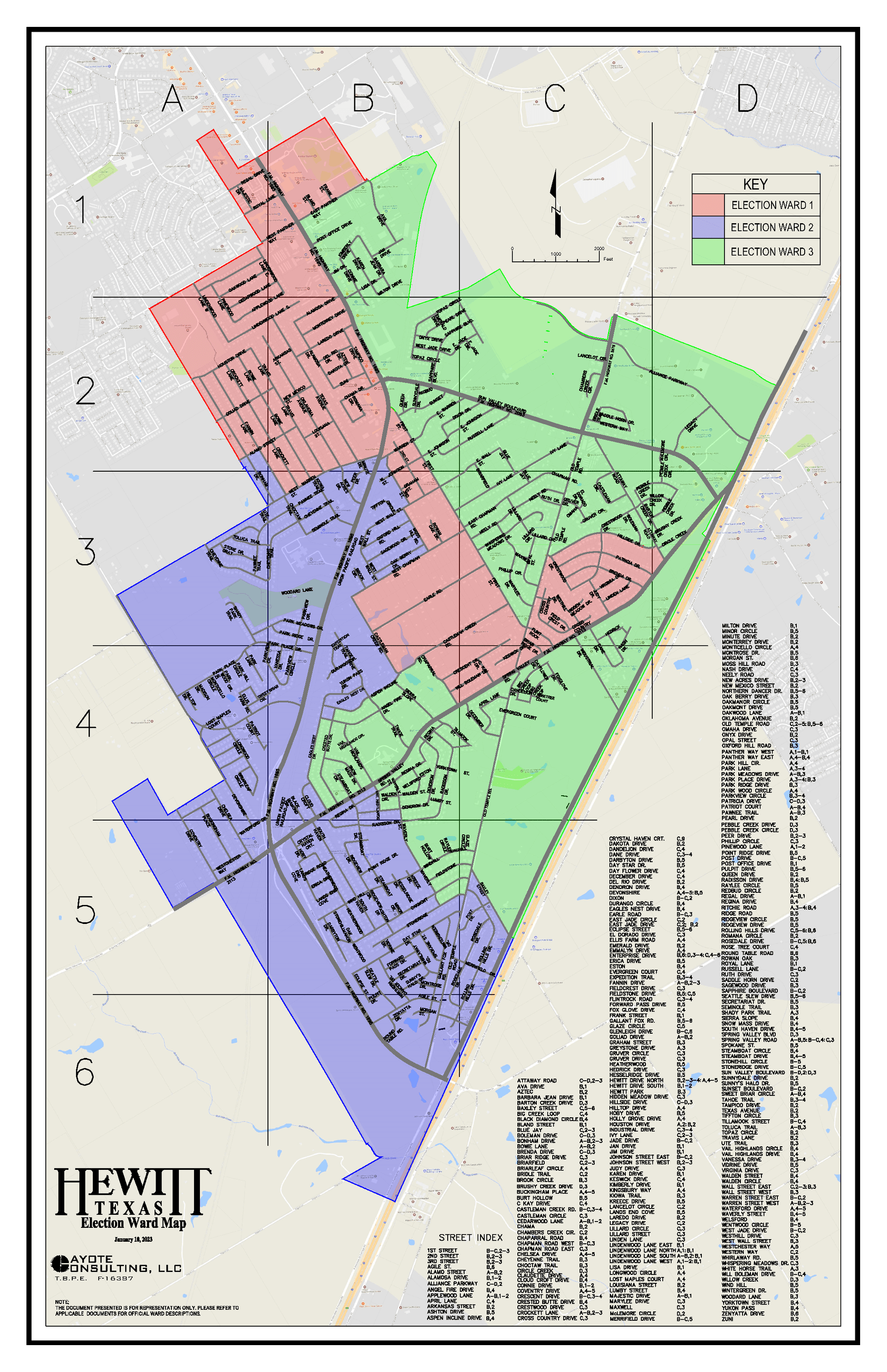 Hwt Cty Ward Map - January 23