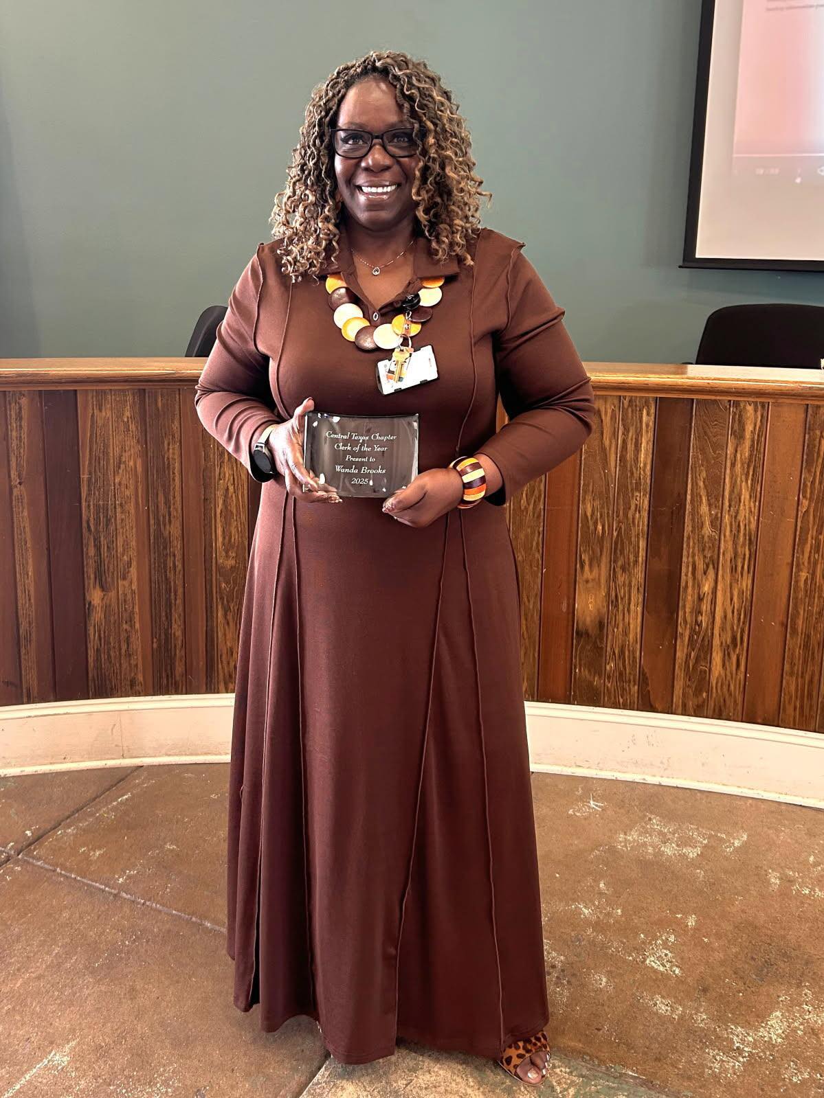 2025 Central Texas Chapter Clerk of the Year